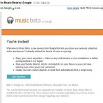 Google Music Beta Invite