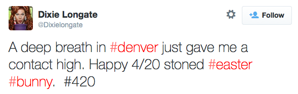 #420 non hashtagged tweet