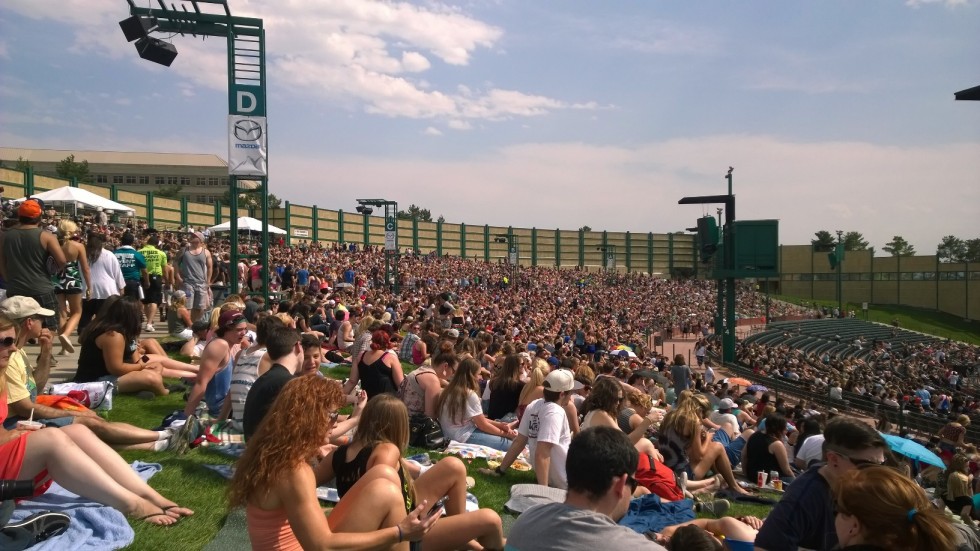 Lawn at Fiddlers green for #BigGig14