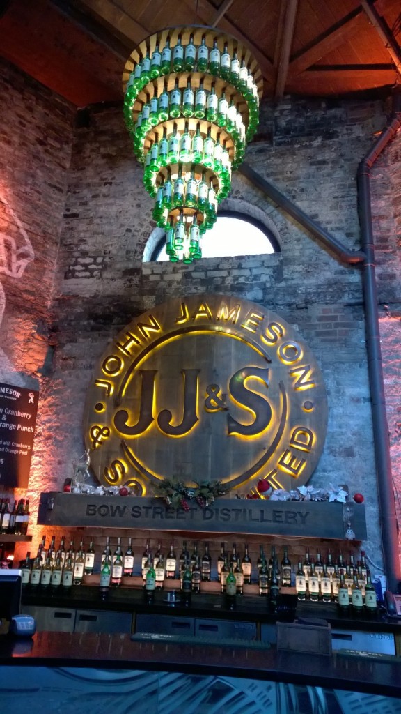 Jameson Distillery Bar with Christmas Tree