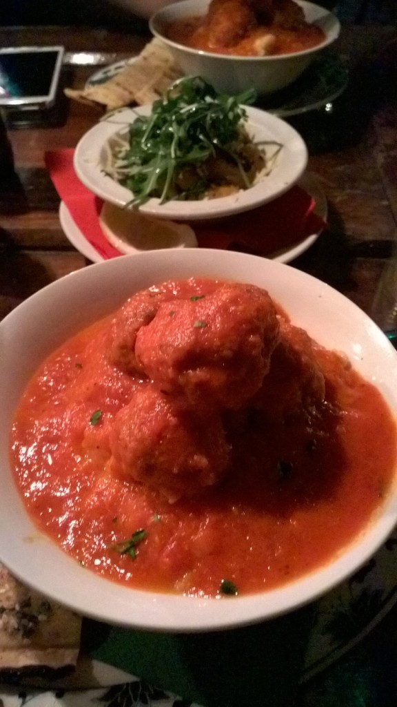 Gnocchi and Meatballs at Skinflint