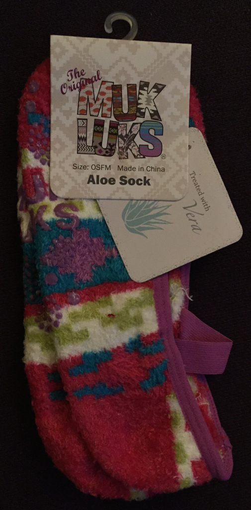 Wantable Intimates Box - Muk Luks Aloe Socks - Packaged