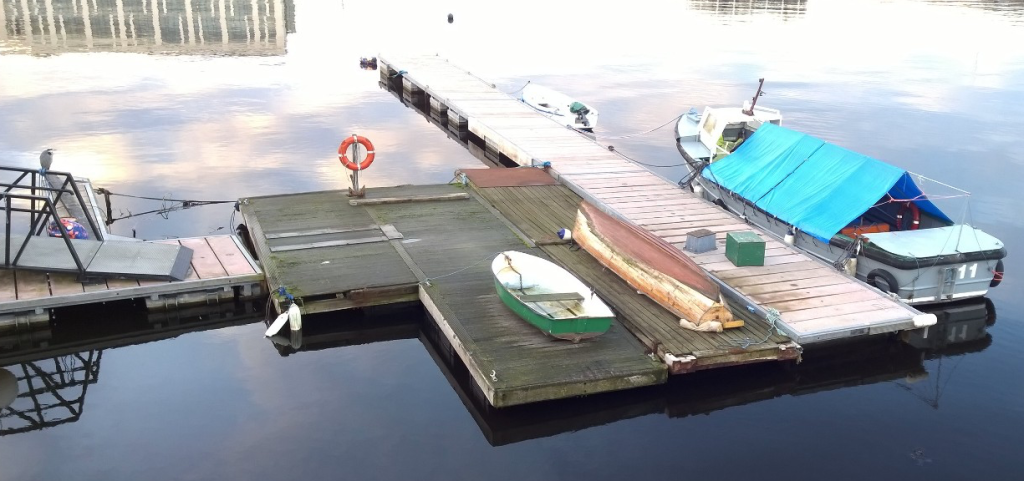 Boat in Dublin