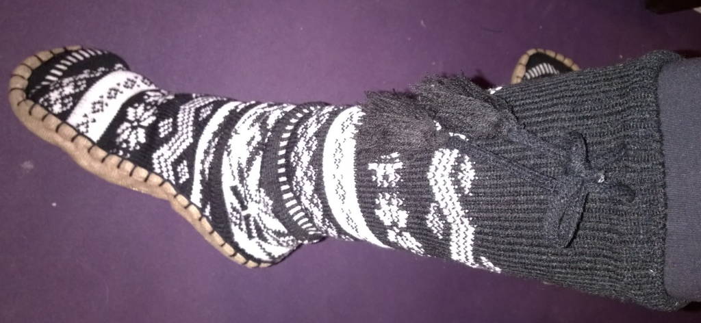 Wantable Intimates - Mukluk Slipper Socks - Tassle Up Close