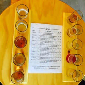 Climb Hard Cider Company's Flight