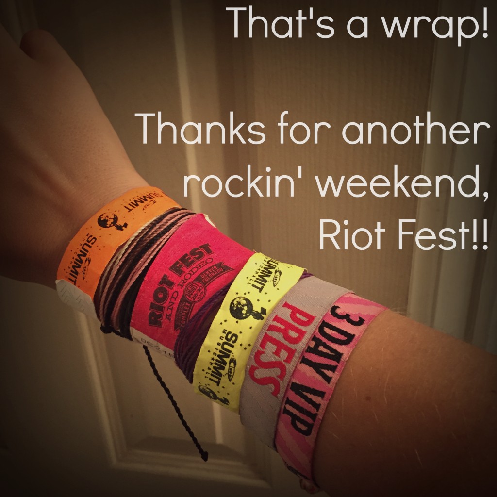 Wrap on Riot Fest